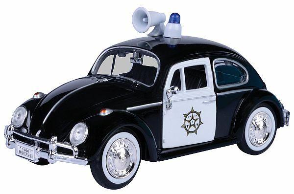 Motor Max Igračka Policijski auto Volkswagen Buba, 1:24, Crna