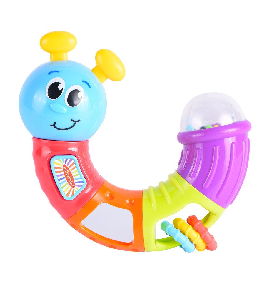 Infunbebe Edukativna igračka za bebe Gusenica, Šarena