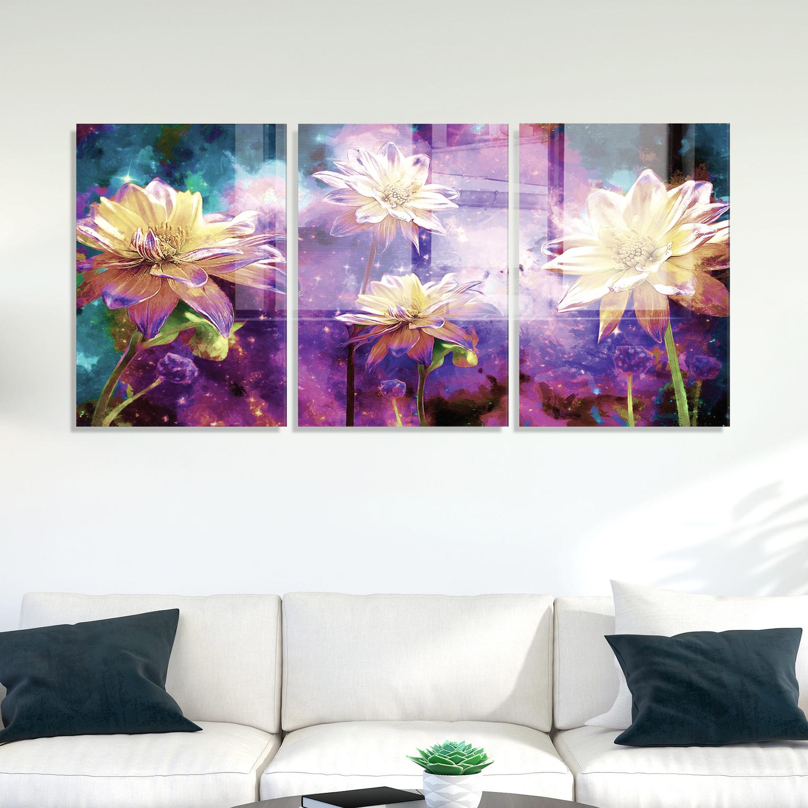 Wallity Slika od kaljenog stakla iz 3 dela