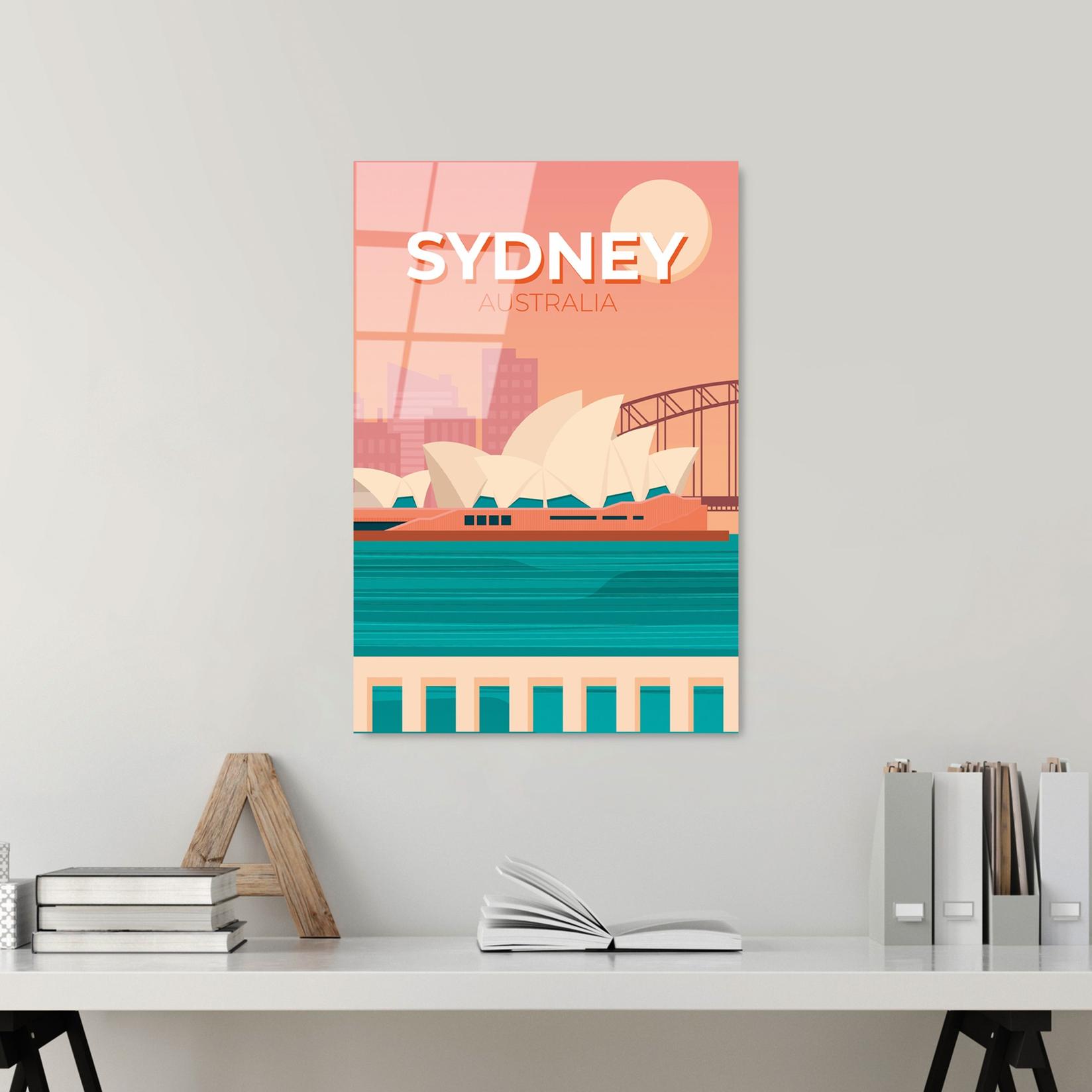 Wallity Slika od kalenog stakla 30x45cm