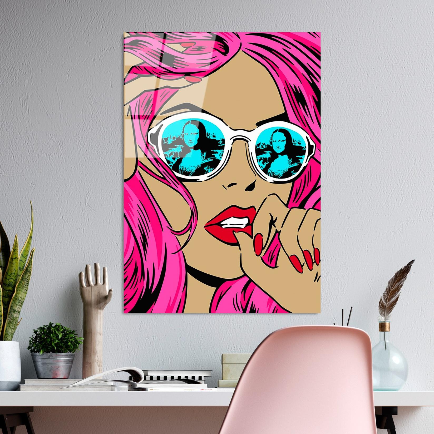 Wallity Slika od kalenog stakla 70x100cm