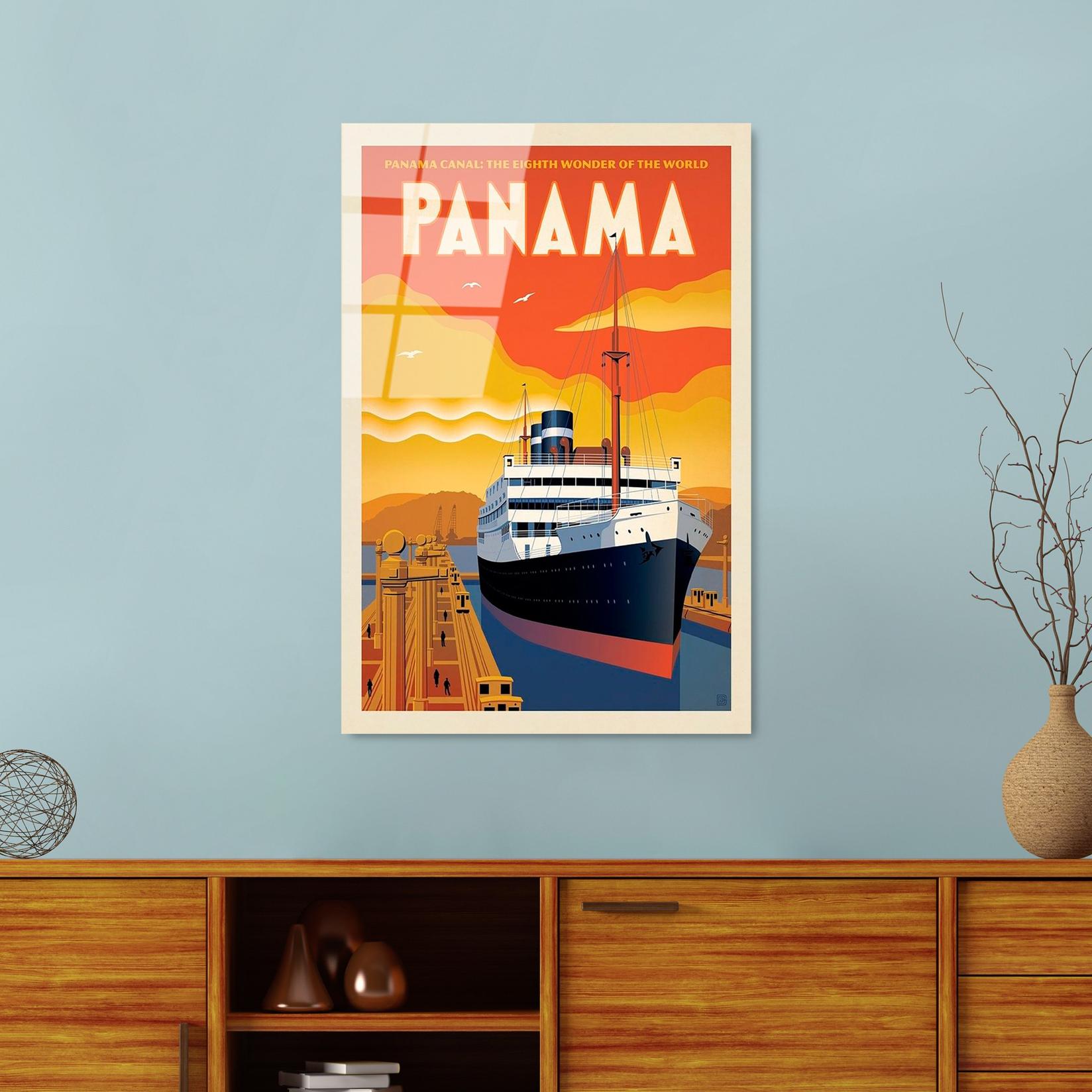 Wallity Slika od kalenog stakla 30x45cm