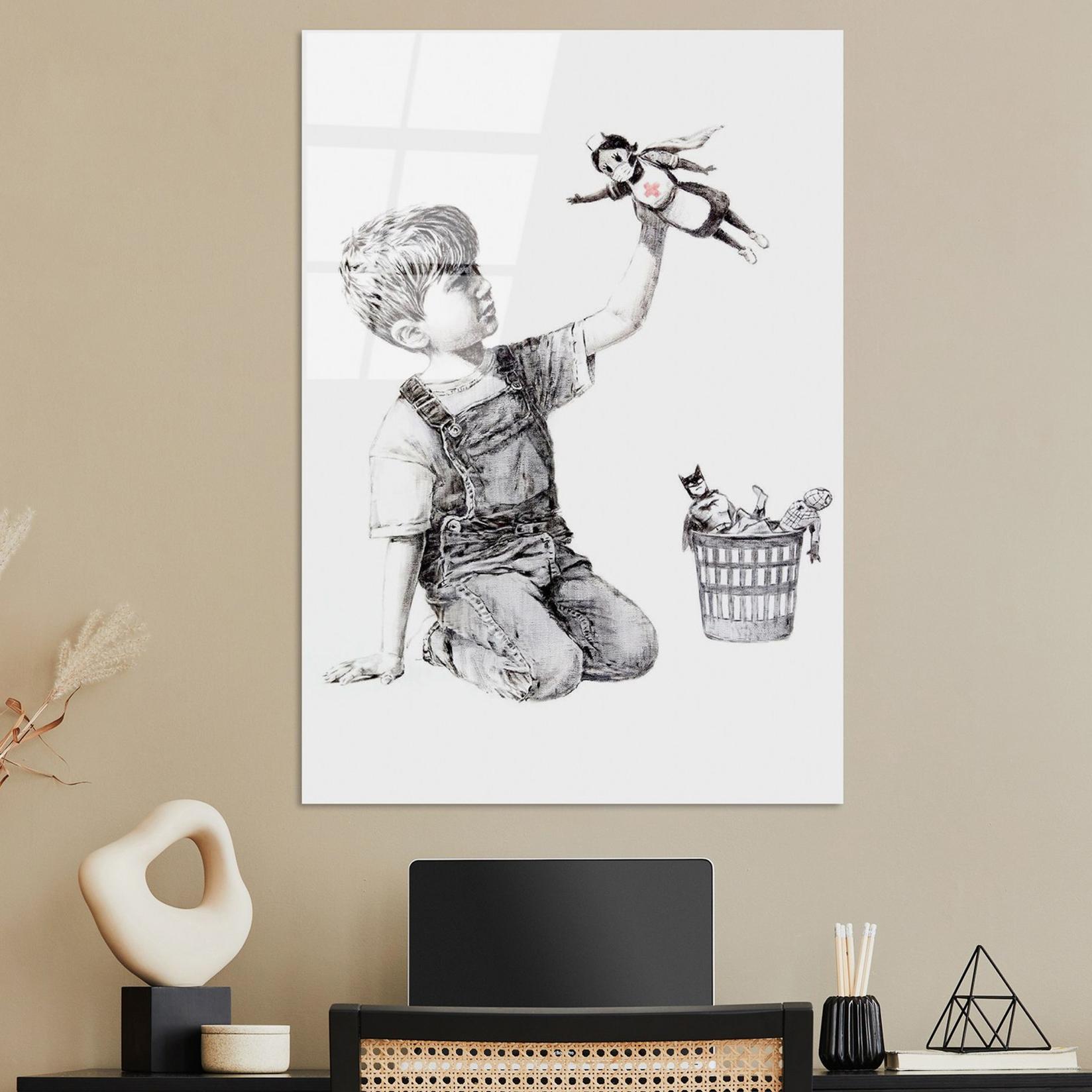 Wallity Slika od kalenog stakla 45x65cm