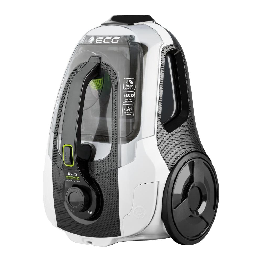 ECG Usisivač sa posudom VP BS6115, 800W, Beli