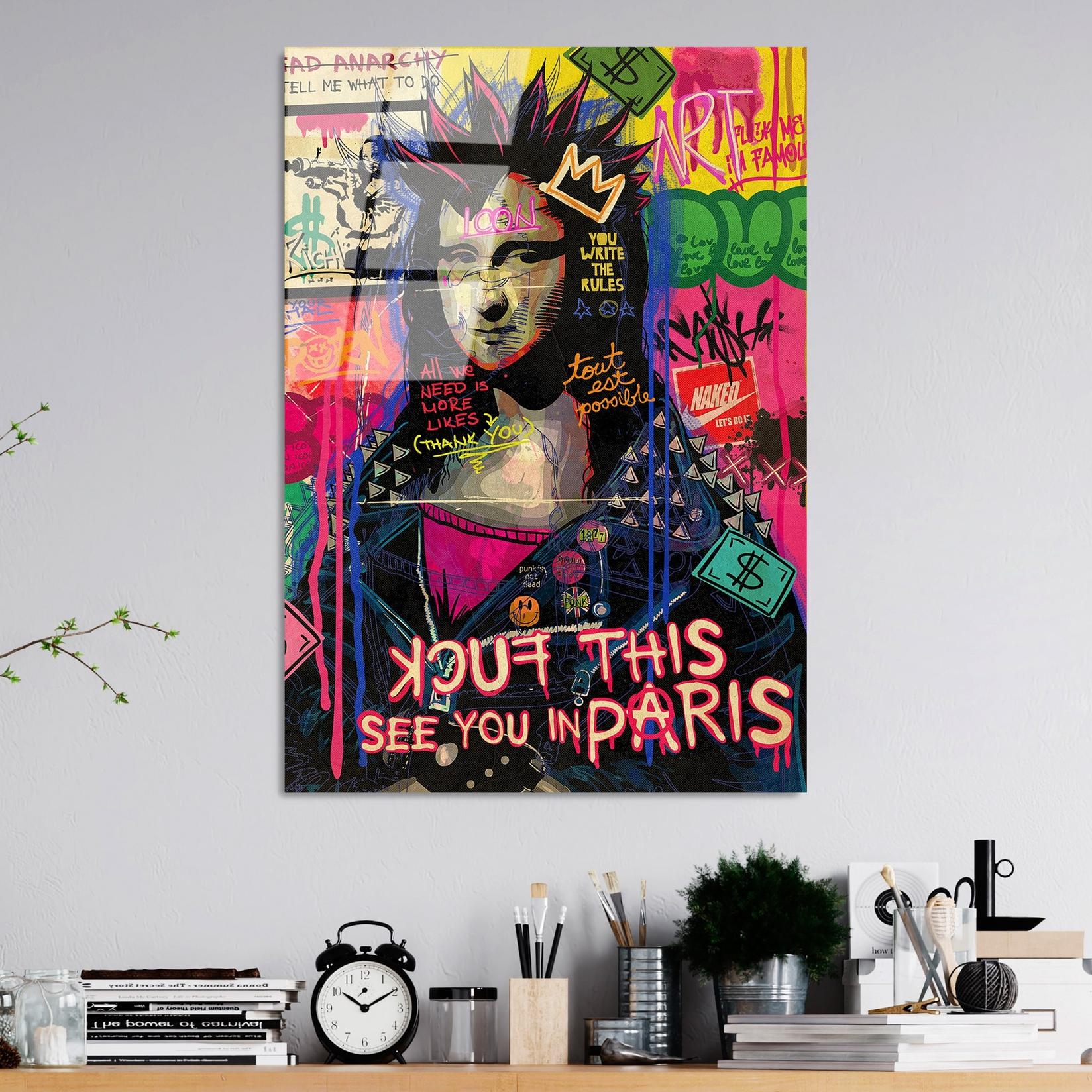 Wallity Slika od kalenog stakla 70x100cm