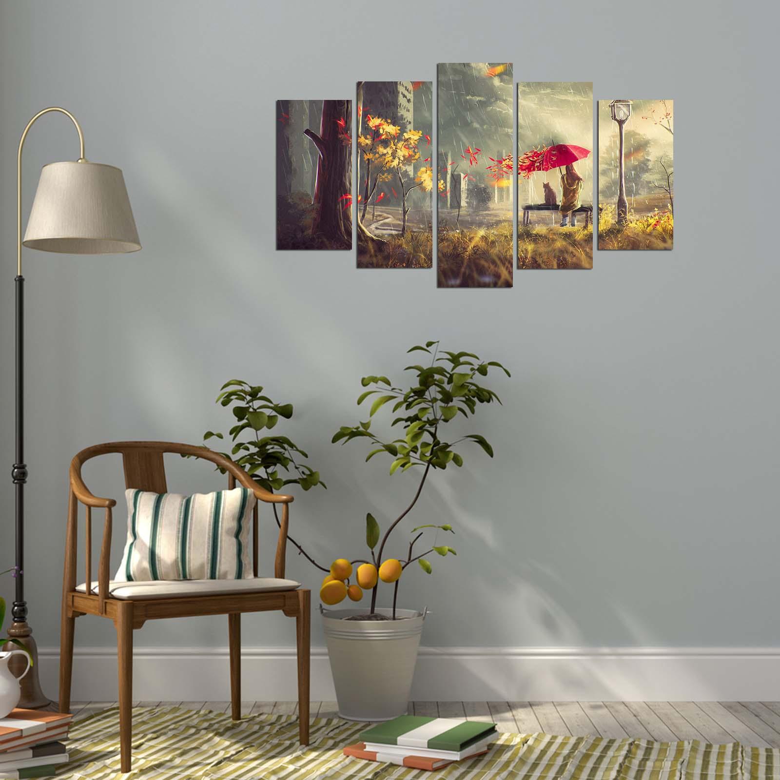 Wallity Slika iz 5 delova