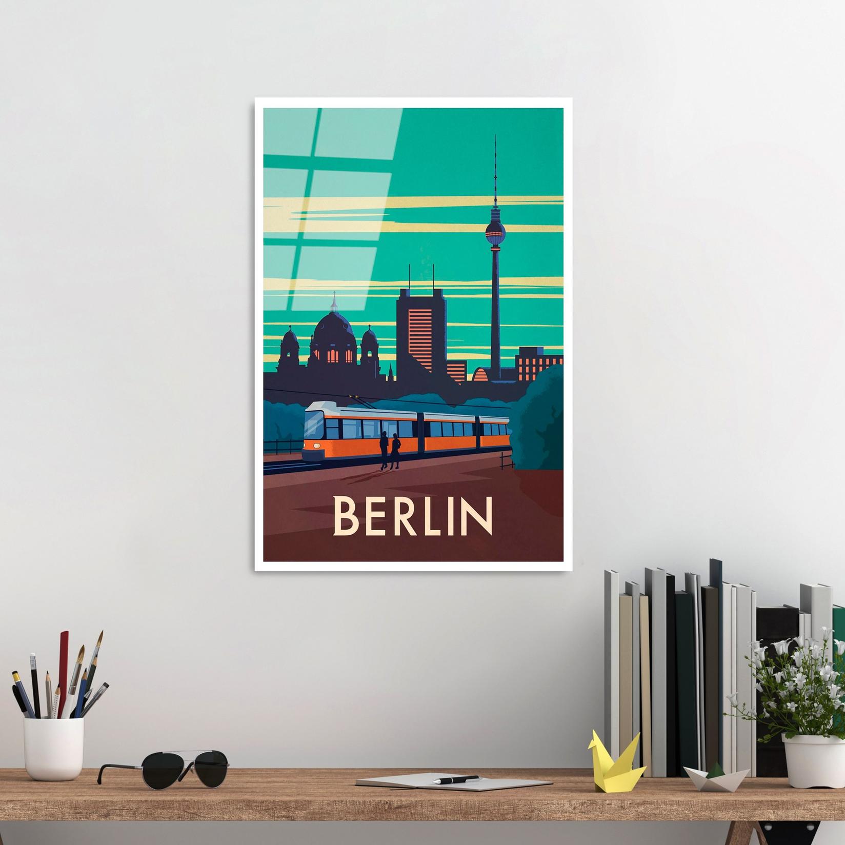 Wallity Slika od kalenog stakla 30x45cm