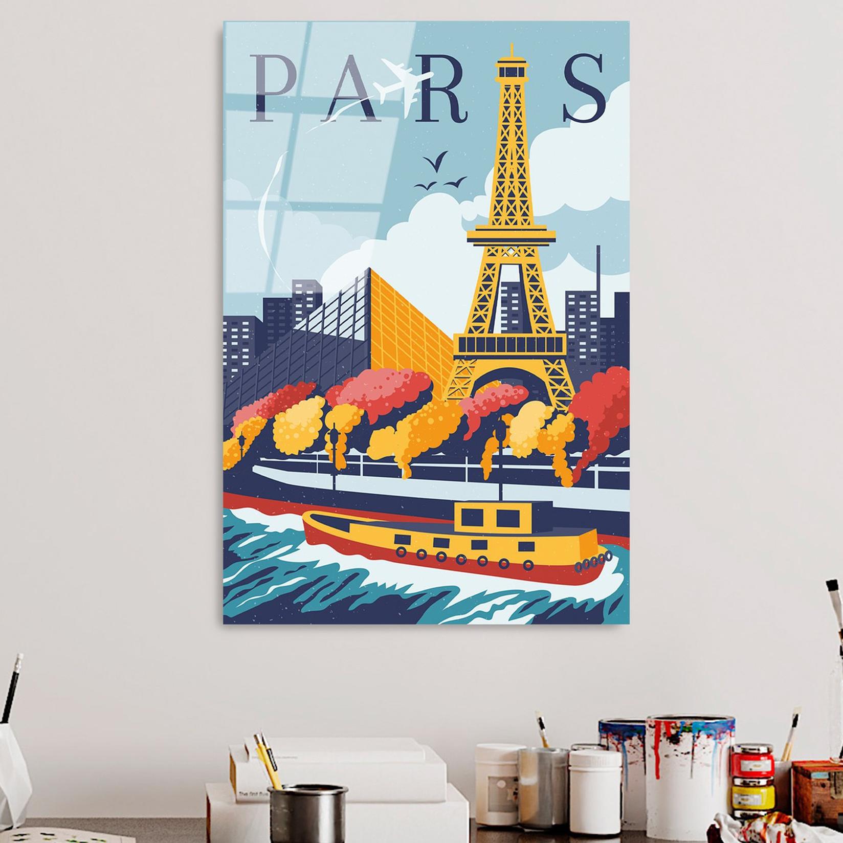 Wallity Slika od kalenog stakla 30x45cm