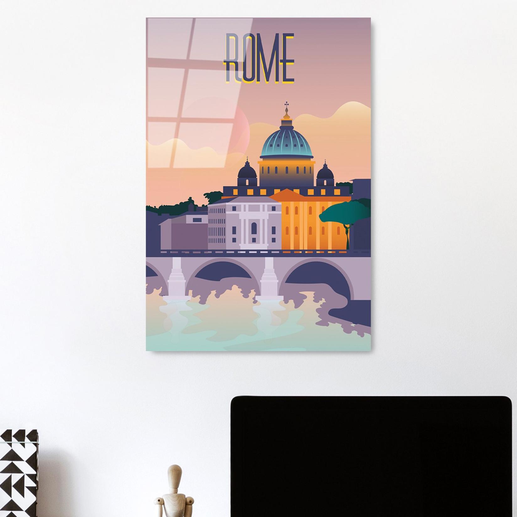 Wallity Slika od kalenog stakla 30x45cm