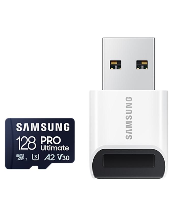 SAMSUNG Memorijska kartica, PRO Ultimate MicroSDXC 128GB U3 + USB reader MB-MY128