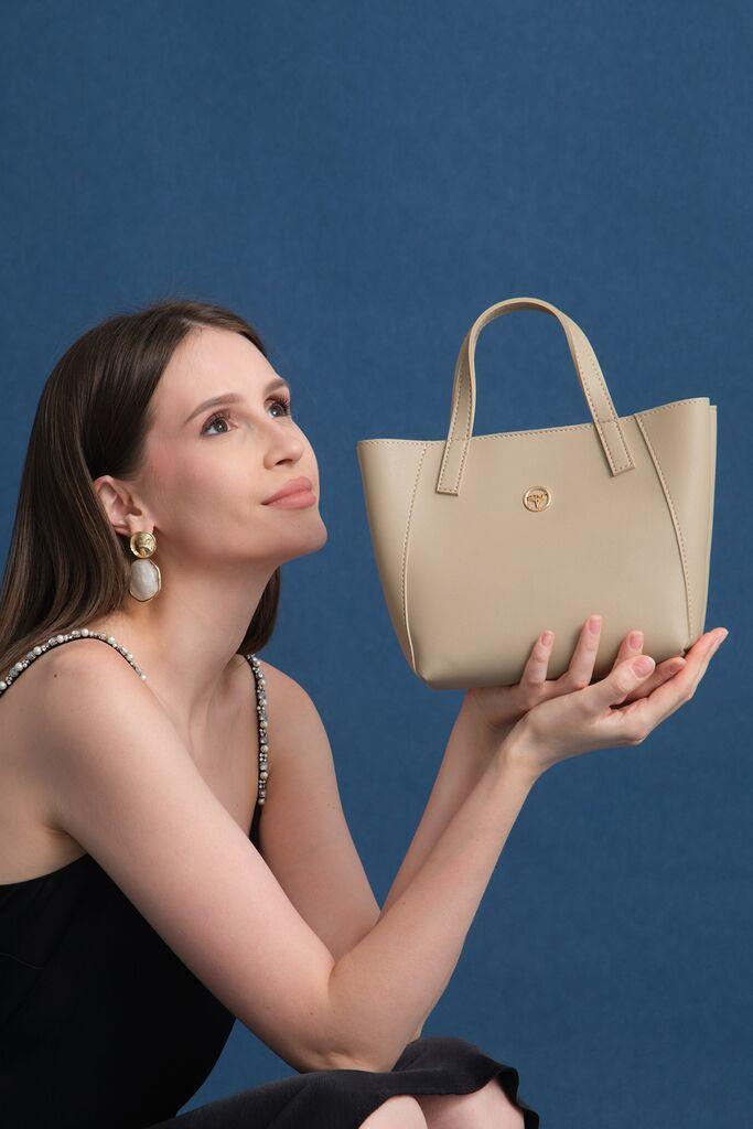 Garbalia Ženska torba Sofia Small, 26 x 18 x 9 cm, Bež