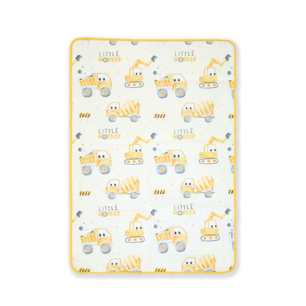 Jungle Nepromočiva podloga za krevetac sa lastišem, 50x70cm, Žuta