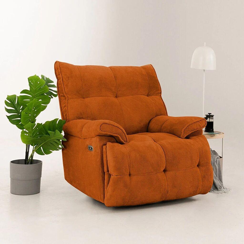 Atelier del Sofa Električna fotelja Soft Electric, 100 x 80 x 105 cm, Crvena
