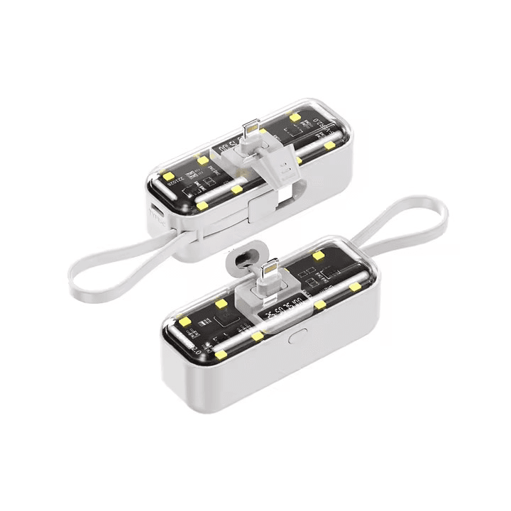 OXPOWER Eksterna baterija, 5000mAh, Lightning, Bela