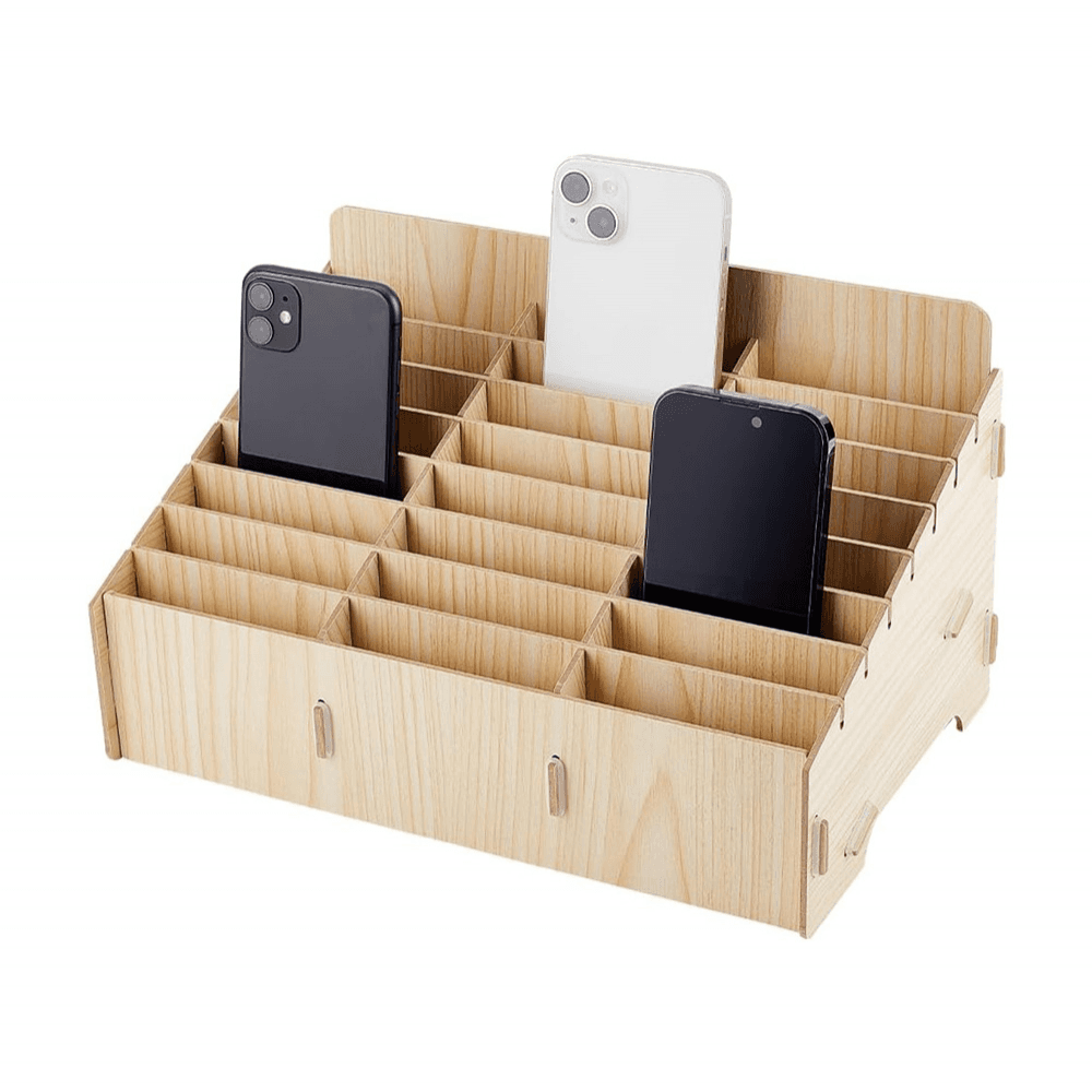 Stalak za telefone, Drveni, 24 pregrade