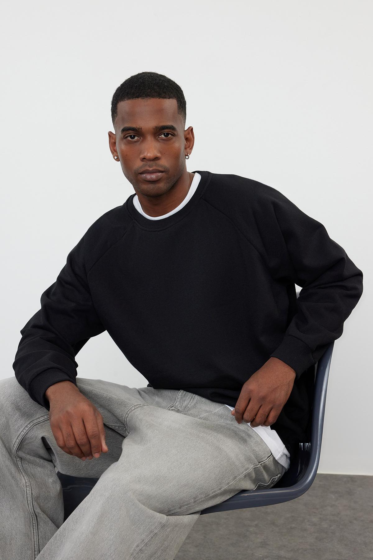 Trendyol Muški duks, Crni