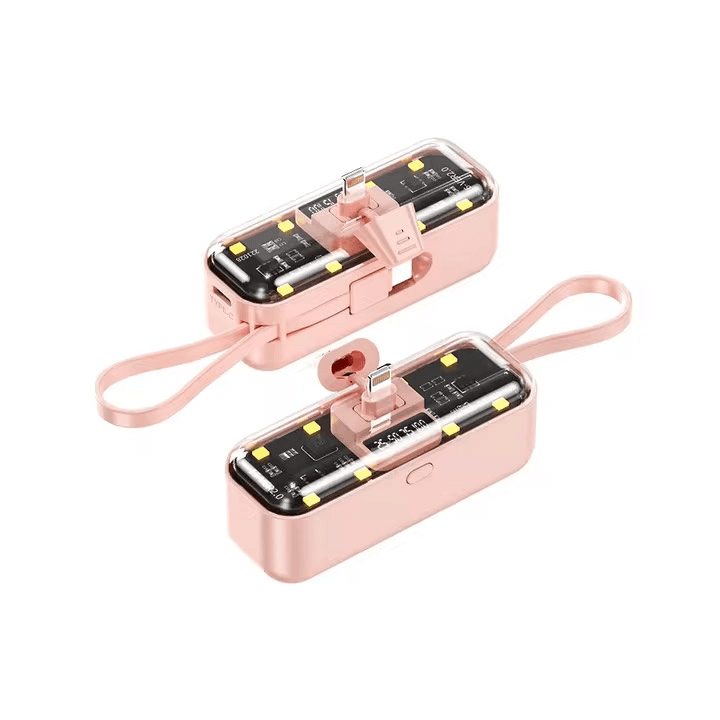 OXPOWER Eksterna baterija, 5000mAh, Lightning, Roze