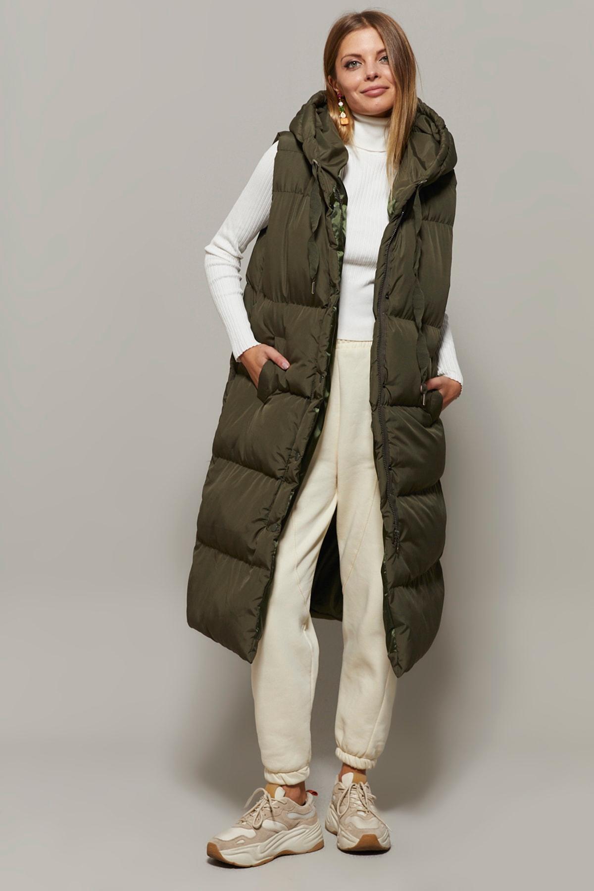 Cool & Sexy Ženski prsluk, Maslinasti