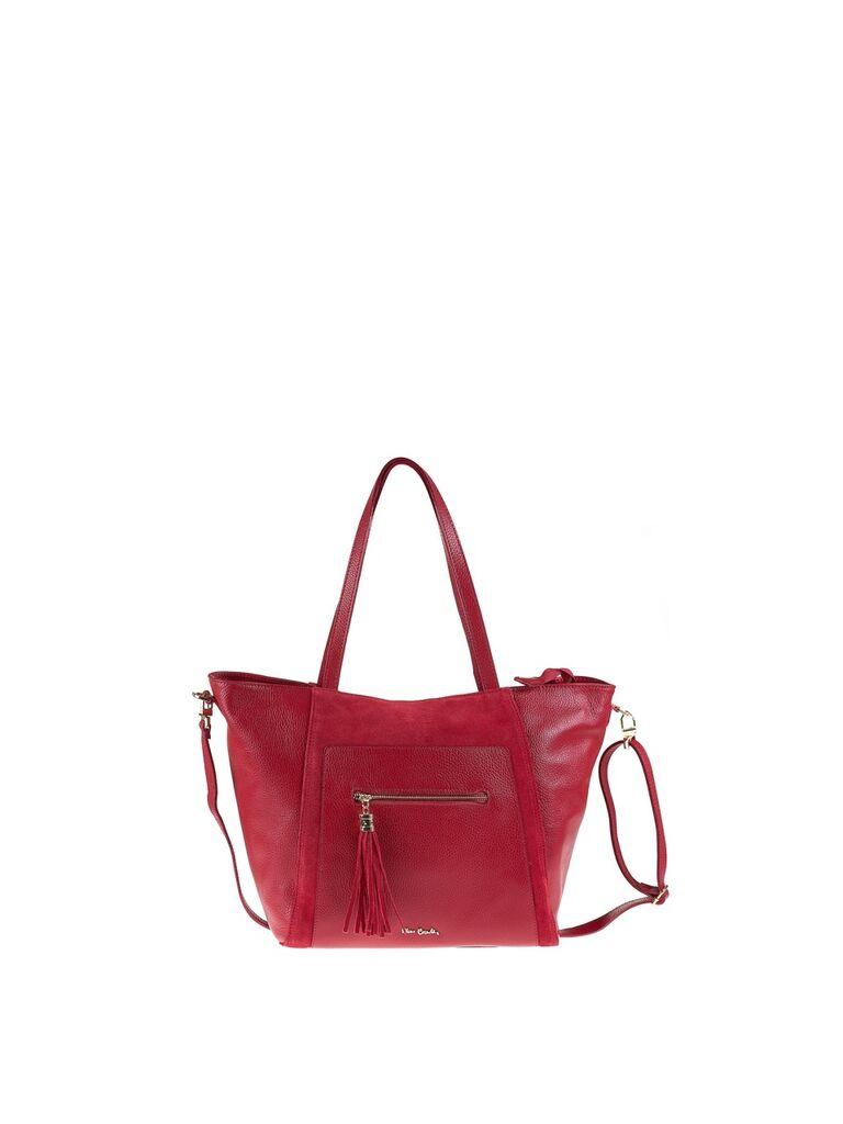 Pierre Cardin Ženska kožna torba 55106, Crvena