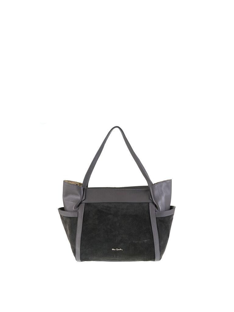 Pierre Cardin Ženska kožna torba 55101, Tamnosiva