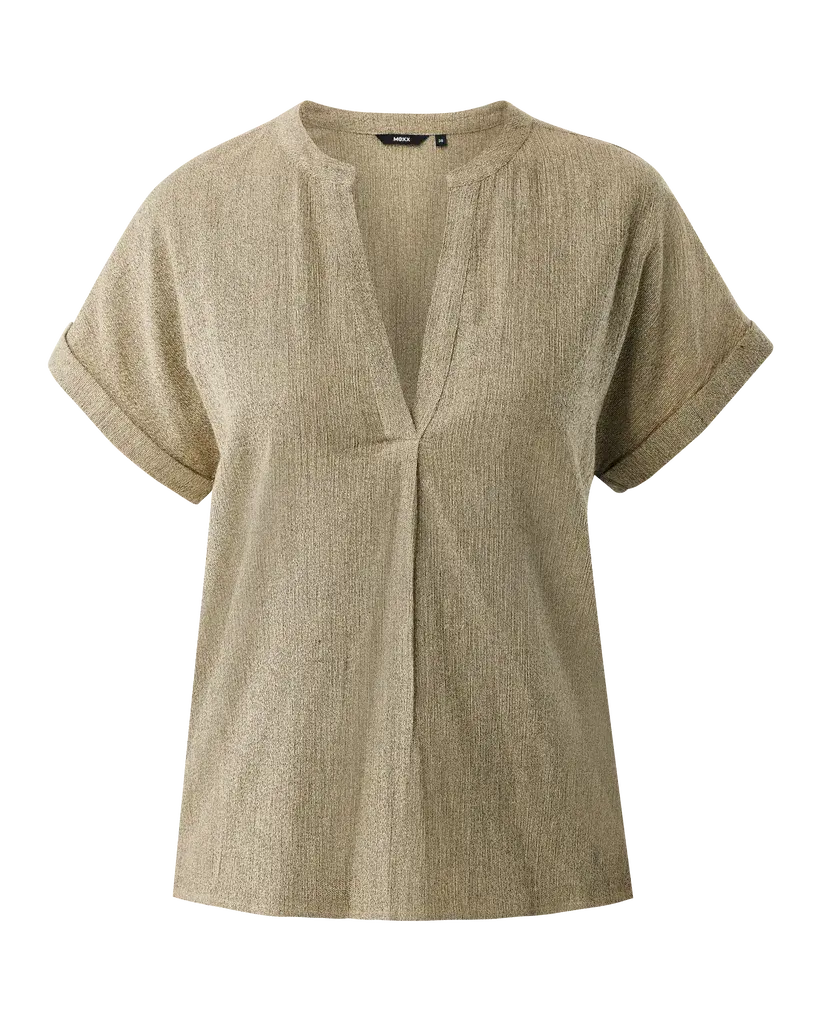 Mexx  Ženska bluza MF006102261W, V-izrez, Bež