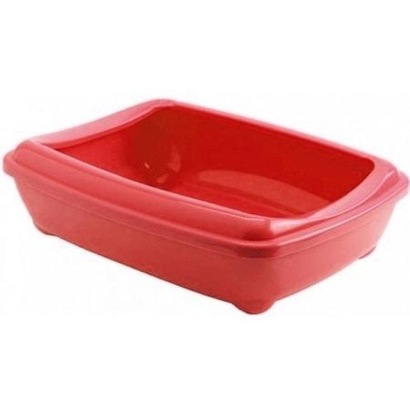 Moderna Toalet za mačke sa ramom Arist-O-Tray + Rim, L, Koral
