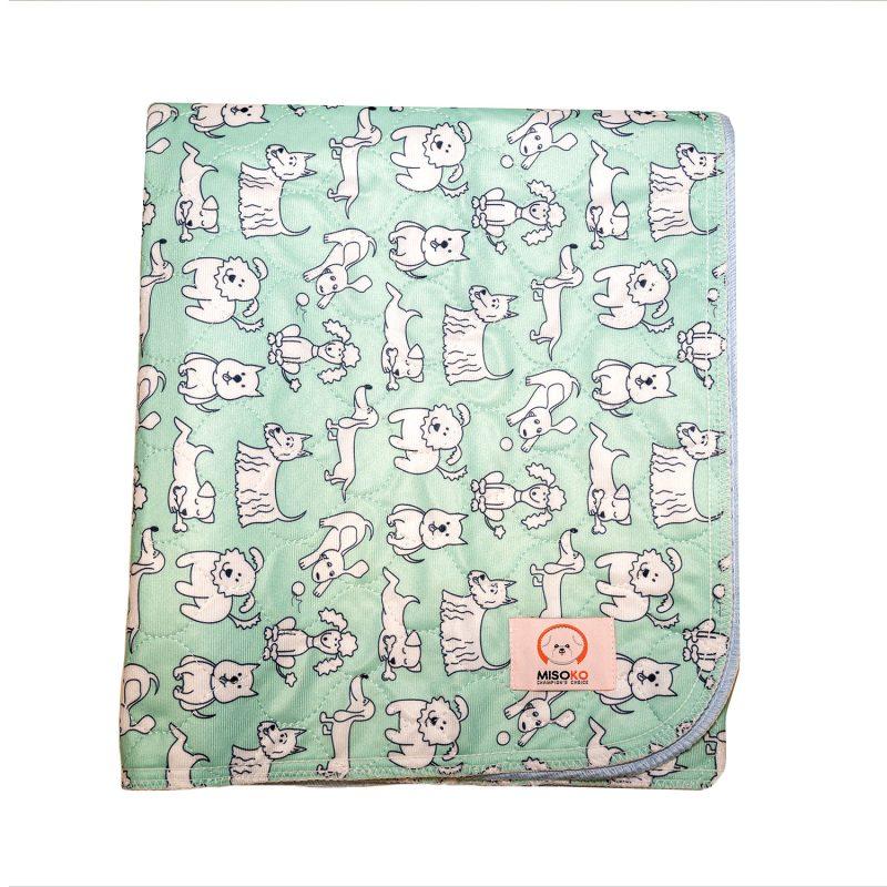 Misoko Višekratna prostirka za štence Pad Reusable Light Green, 40 x 50 cm, Zelena