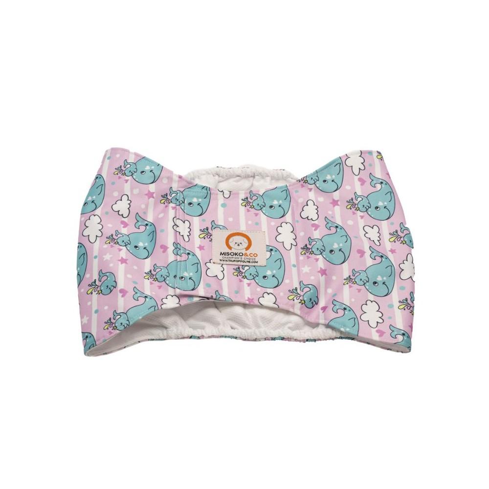 Misoko Periva pelena za mužjake Diapers Reusable Male, L