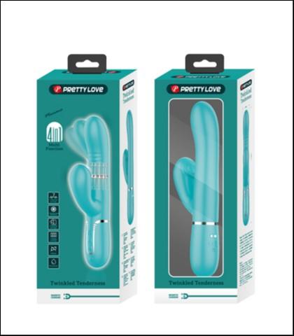 Pretty Love Vibrator za stimulaciju G tačke, 22.6cm, Tirkizni