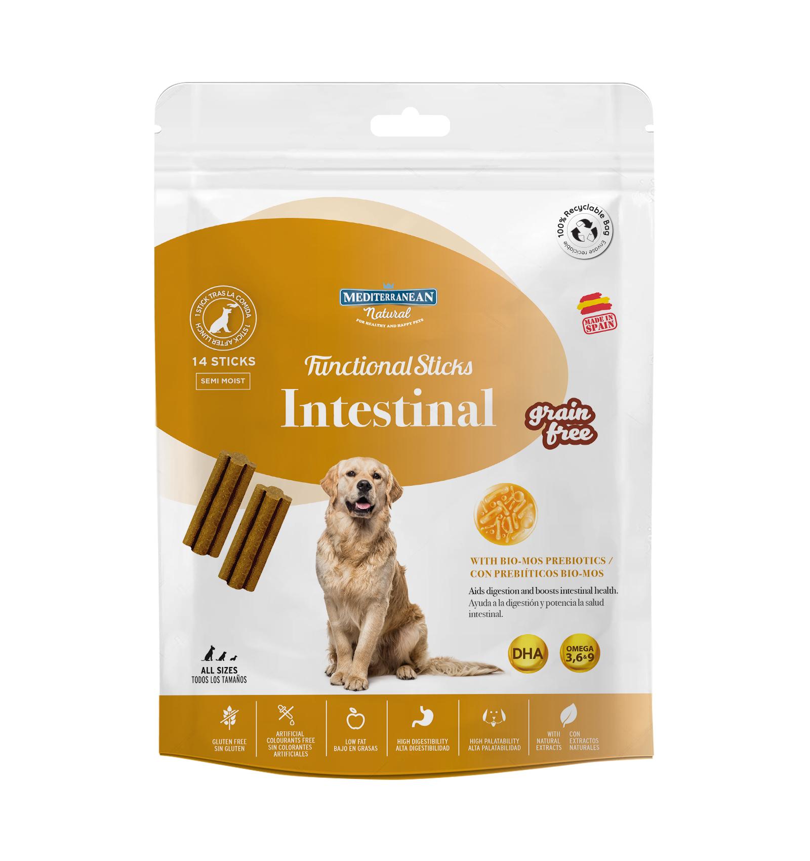 Mediterranean Poslastice za pse Funcional Sticks Intestinal, 110 g