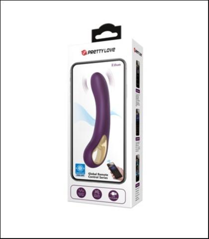 Pretty Love Vibrator Ethan, 20cm, Ljubičasti