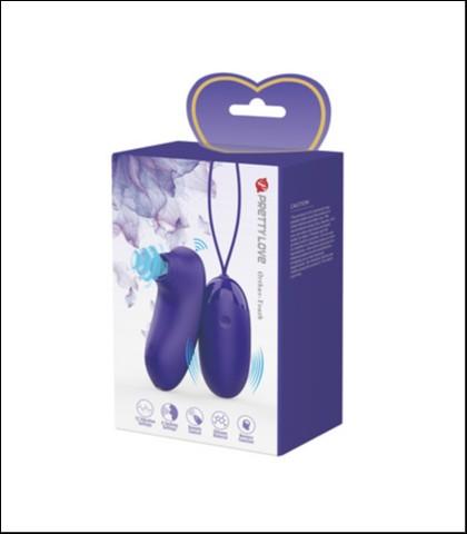 Pretty Love Vibro jaje i masažer za klitoris Orthus, Plavo