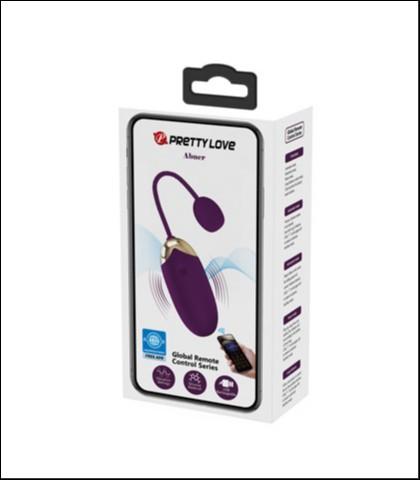 Pretty Love Vibro jaje Abner, Bežično, 7.5cm