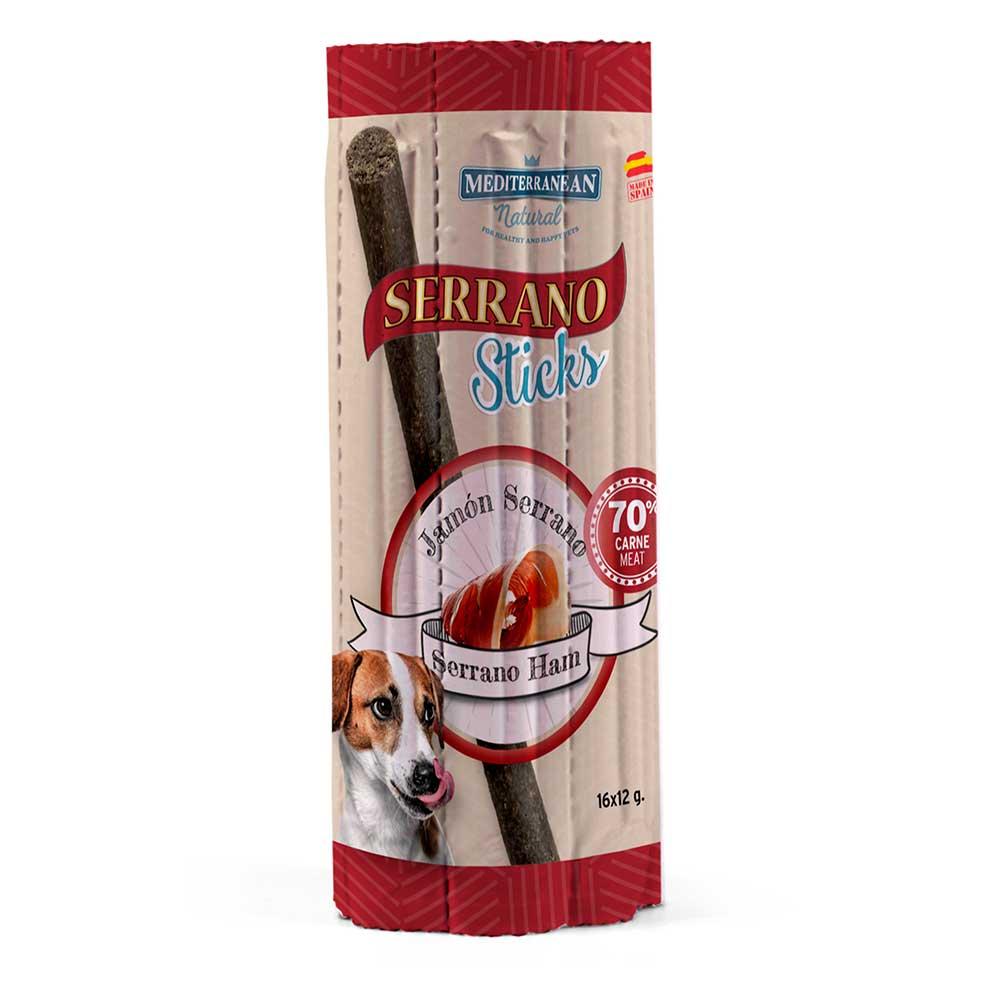 Mediterranean Štapići za pse Serrano Sticks, Šunka, 16 komada