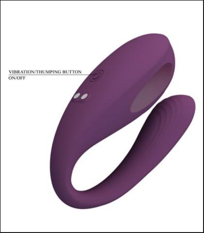 Vibrator za parove Aaria, Ljubičasti