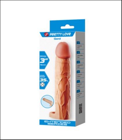 Pretty Love Navlaka za penis Gerd, 19.5cm