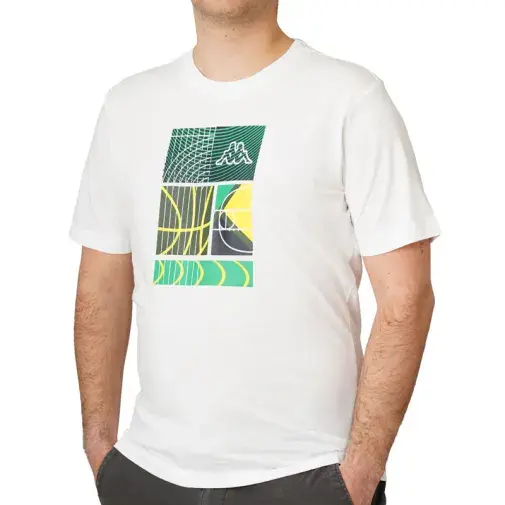 Kappa Muška majica Logo Ipop, Bela