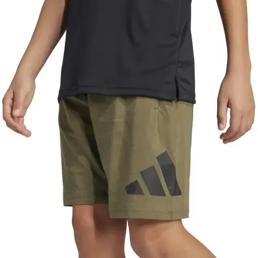 Adidas Šorts za dečake J Bl Kn Sh 210 Olistr/Black, Maslinasti