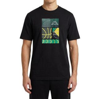 Kappa Muška majica Logo Ipop, Crna