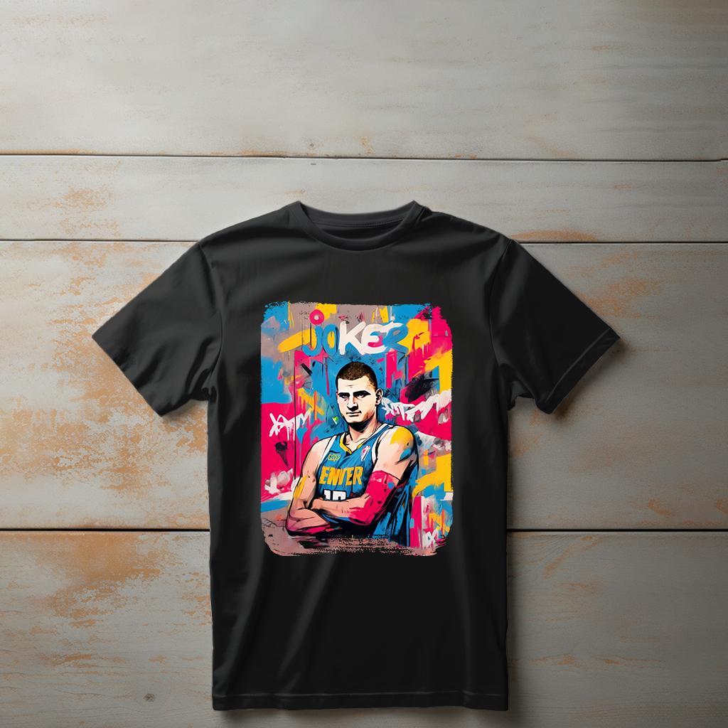 Camiseta Majica sa štampanim printom Cam 509, Dečija, Crna