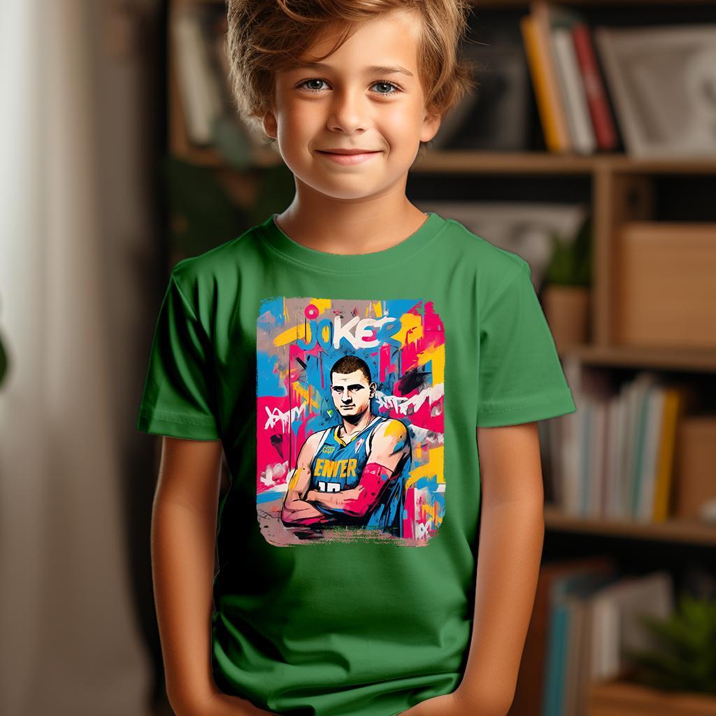 Camiseta Majica sa štampanim printom Cam 509, Dečija, Zelena