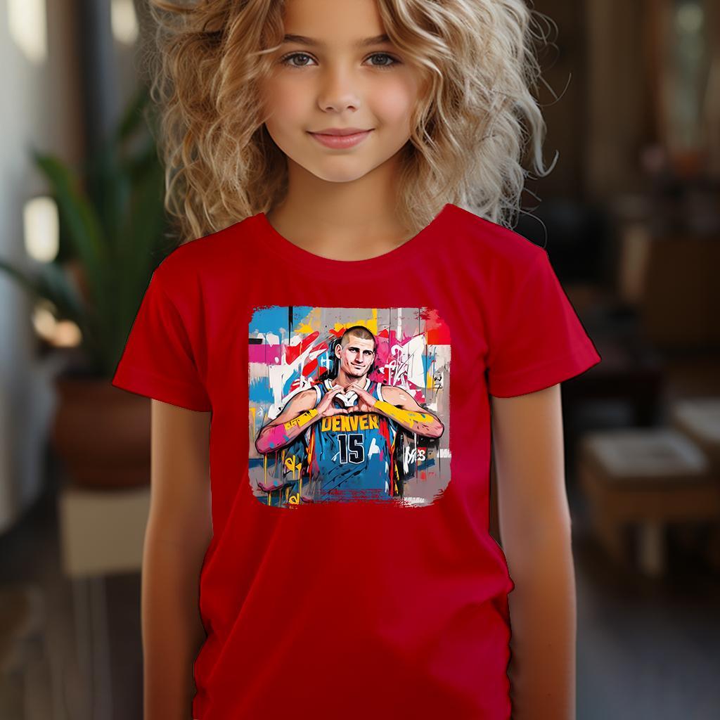 Camiseta Majica sa štampanim printom Cam 497, Dečija, Crvena