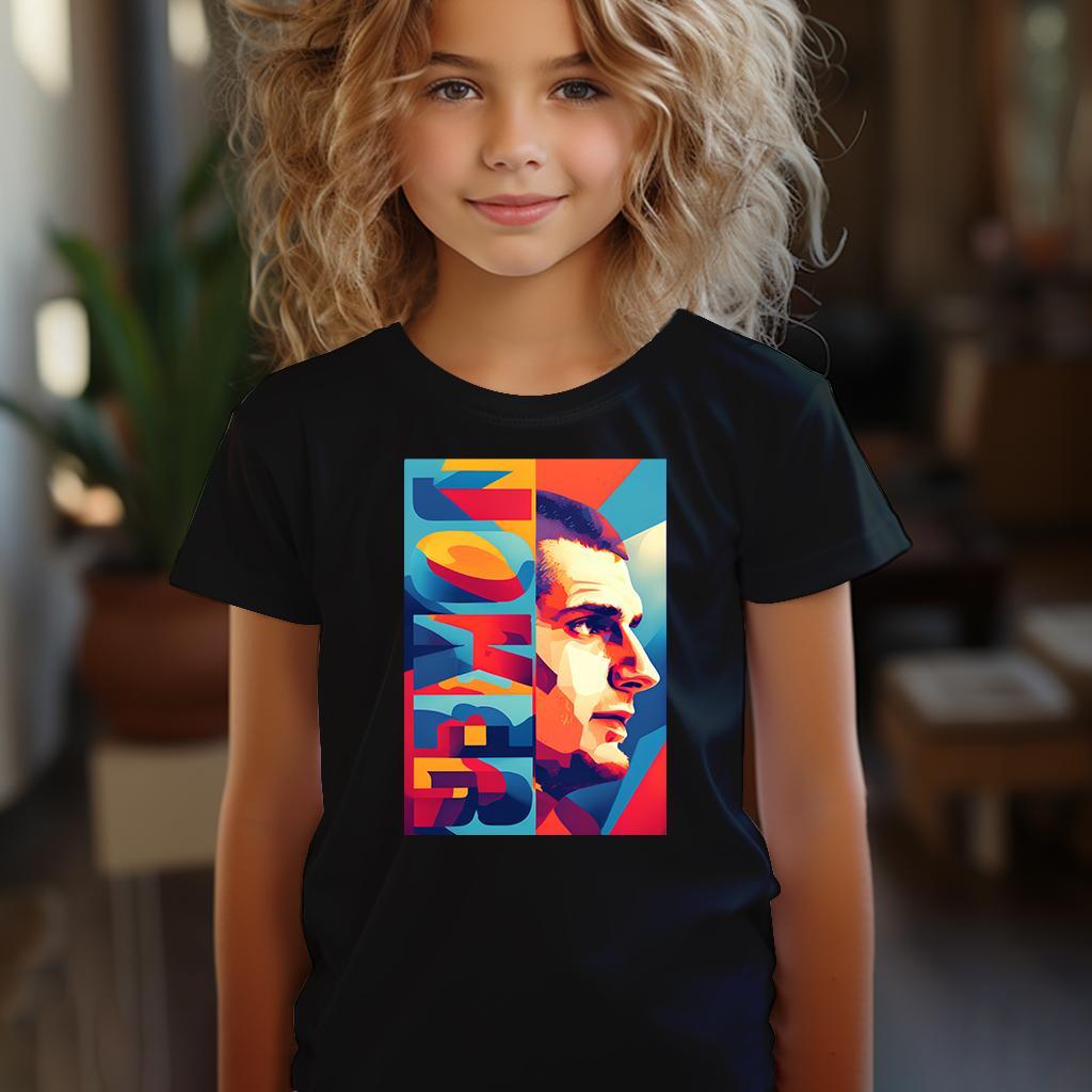 Camiseta Majica sa štampanim printom Cam 510, Dečija, Crna