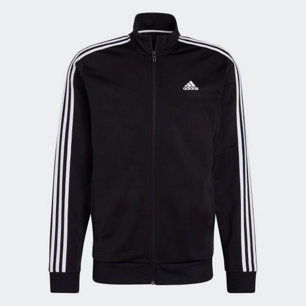 Adidas Muški duks essentials warm-up 3s, Crni