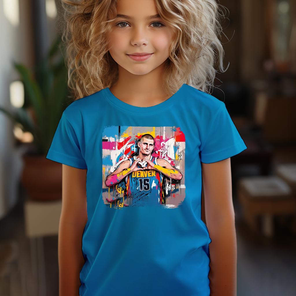 Camiseta Majica sa štampanim printom Cam 497, Dečija, Akva