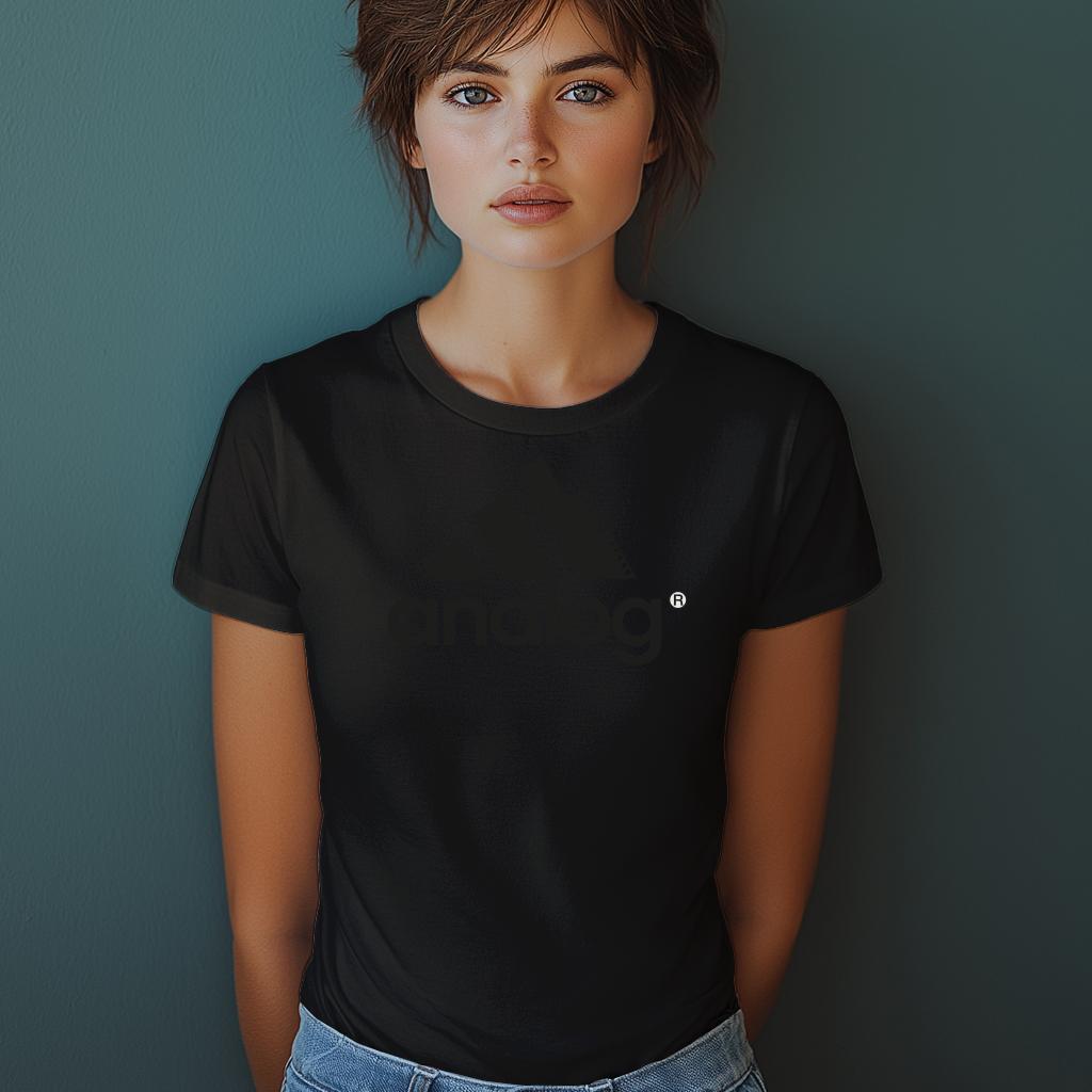 Camiseta Majica sa štampanim printom Cam 484, Ženska, Crna