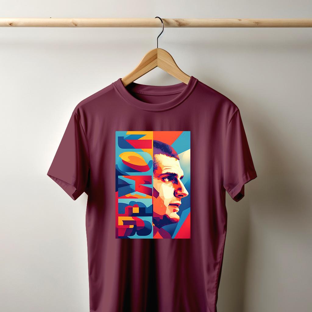 Camiseta Majica sa štampanim printom Cam 510, Muška, Drvo Ruže