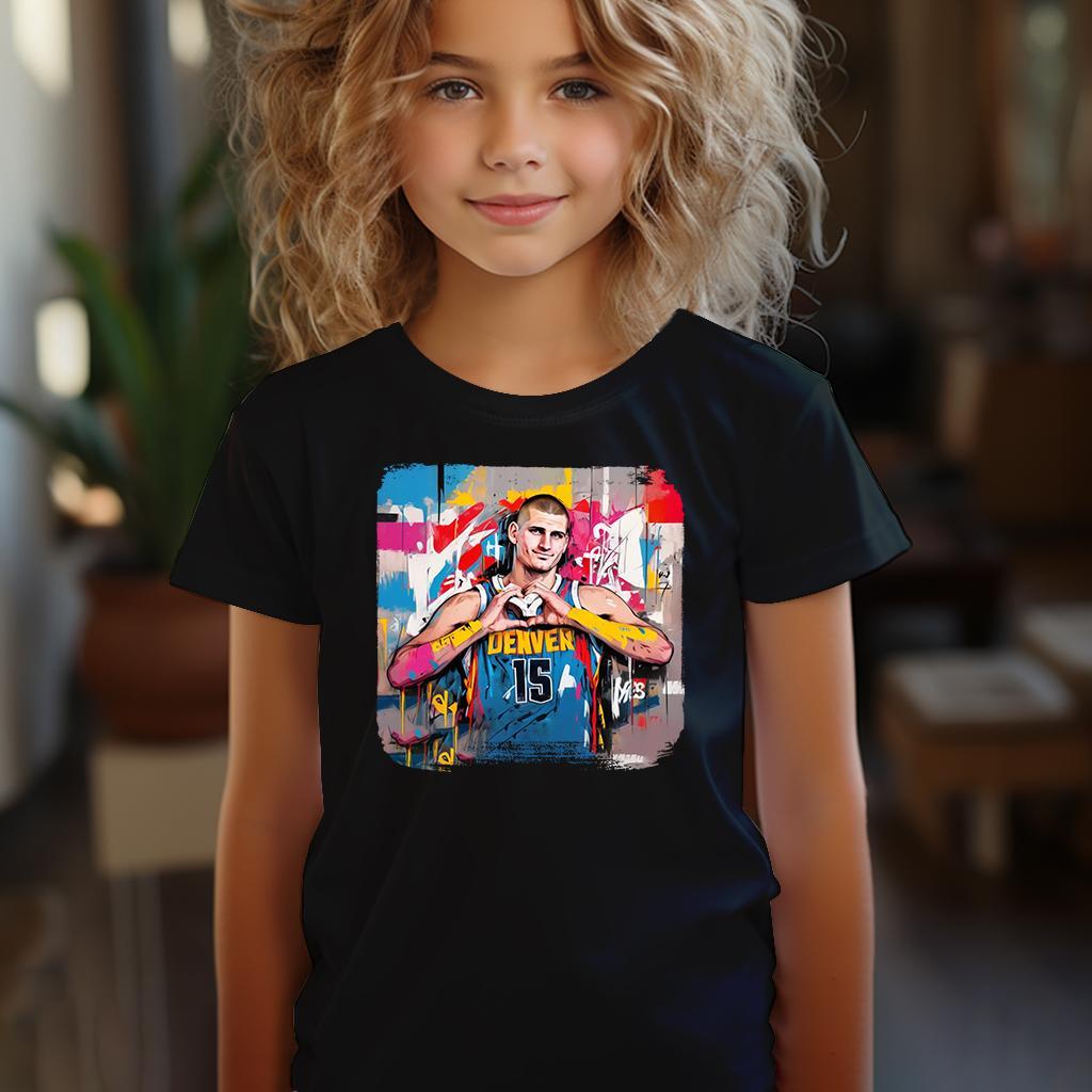 Camiseta Majica sa štampanim printom Cam 497, Dečija, Crna