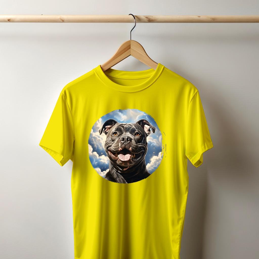 Camiseta Majica sa štampanim printom Cam 569, Muška, Žuta