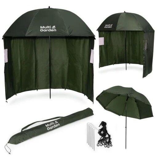 Multibaštenski suncobran za pecanje sa podesivom visinom i zidovima